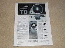Pubblicità giradischi Thorens