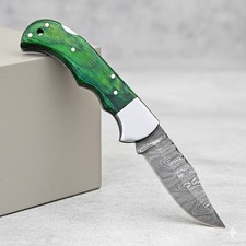 Coltello Pieghevole Damasco