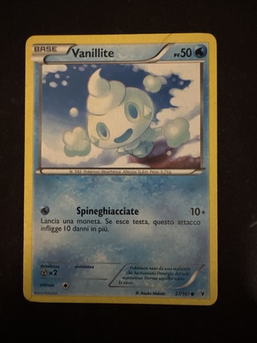 Carta pokemon vanillite 101 - carta, 27/101