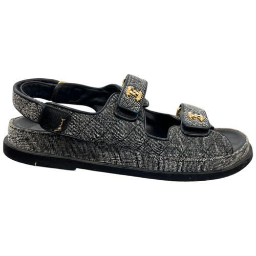 Sandali chanel donna velluto - sandali,