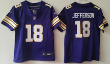​​Tariffe​ Gratuite~ Maglia viola classica Justin Jefferson #18 Vikings FUSE GIOVANI