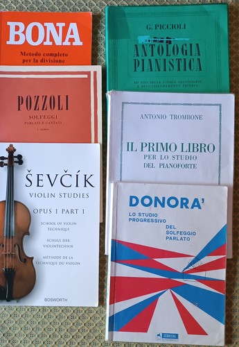 Lotto libri per - lotto, violino