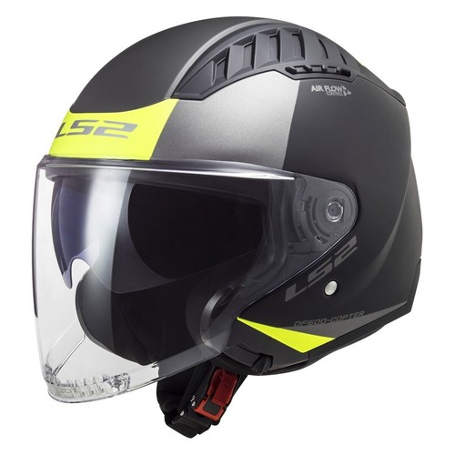 Casco jet visiera lunga copter - casco,