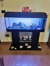 acquario completo di molti accessori, litri 100 usato