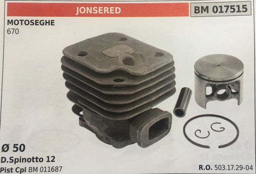 Cilindro completo pistone e - completo,