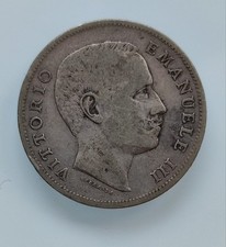 Moneta Argento Savoia Vittorio