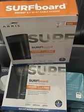 5 Arris SURFboard G34 WiFi-6 modem via cavo dual band AX3000 *Nuovo-scatola danneggiata
