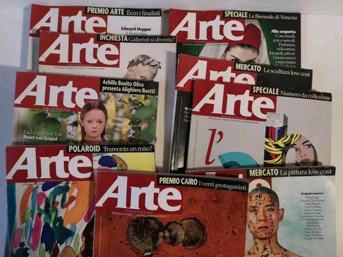 Lotto riviste arte anno - lotto,