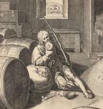 1733 Engraving Emblem The