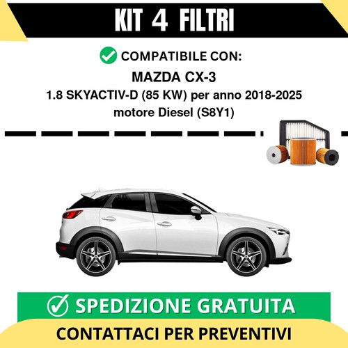 Kit filtri tagliando per - kit,