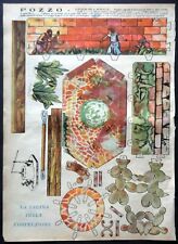 Gioco carta da ritagliare - anni 30  originale soldatini   PAPER CUT OUT toy