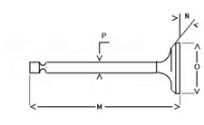 Valvola di scarico motore