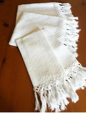 Asciugamani Cotone Piquet  Frangia Annodata