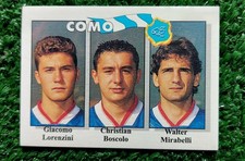 FIGURINA CALCIOFLASH 94/95 COMO n°348 LORENZINI BOSCOLO MIRABELLI ALBUM 1995 ⚽️
