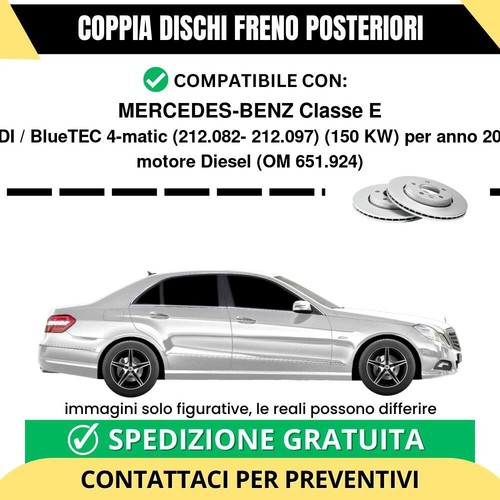 Coppia dischi freno posteriori - dischi,