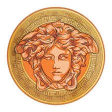 Rosenthal Versace - Medusa Amplified Orange Coin Piatto segnaposto 33 cm