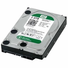 Wd Green Hard Disk Hdd 2tb 2000gb 3,5" Sata Interno Computer Fiss Ricondizionato