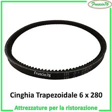 CINGHIA TRAPEZOIDALE 6 X 280 PER AFFETTATRICE RICAMBI AFFETTATRICI 