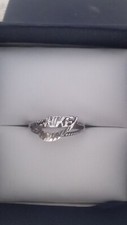 Anello vintage argento Nike
