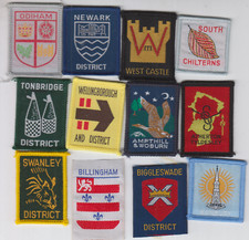 Boy Scout DISTRICT Badges x 12