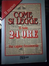 IL NUOVO COME SI LEGGE IL SOLE