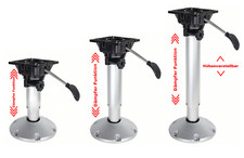 Waverider Piedino per Sedile Barca Altezza Regolabile 340-710mm Sedia di Comando con Ammortizzatore
