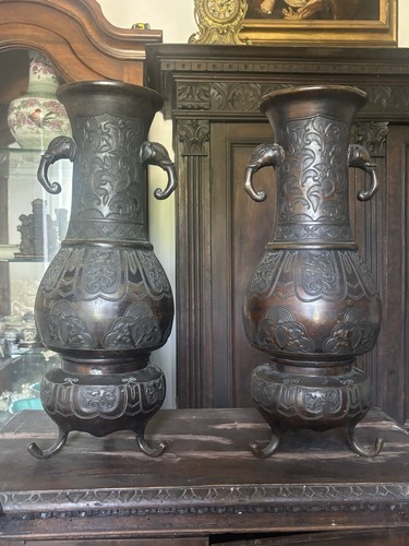 Coppia monumentali vasi in - monumentali,
