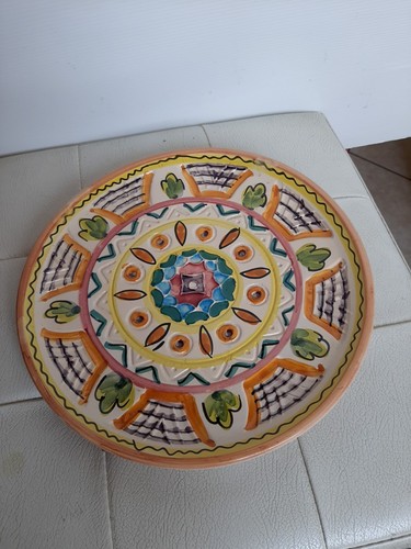Piatto maiolica vietri - maiolica, r
