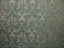 Ciniglia Tende Tessuto Tappezzeria 11.4m Heritage Azzurro Cuscino Rullo Completo