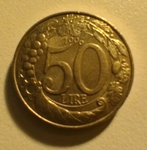 Moneta lire 1996 - 50,