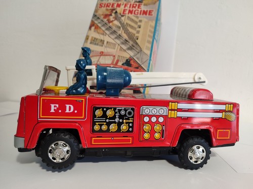 Vintage fire truck - fire, f.d.