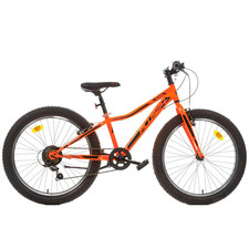 Bicicletta Bambino 24" Aurelia Arancione Cambio Shimano 6 Velocita' Fat Bike