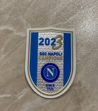 Toppa patch Scudetto Napoli 2023 2024 Campione Calcio Serie A Termoapplicabile