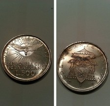 RARA 500 lire Vaticano sede