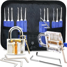 Set Grimaldelli, Lockpicking Set Professionali, 17 Pezzi Dietrich, per Principia