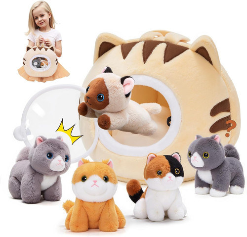 Set peluche gatto - di, –