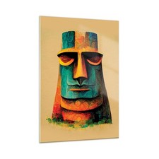 Quadro su Vetro 50x70cm Statua
