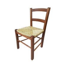 Sedia in legno seduta in