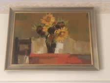 NICOLA SIMBARI Olio su tela cm. 50x70 Natura Morta 1962