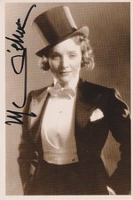 MARLENE DIETRICH autografo