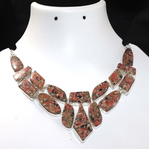 Collana unakite esclusiva - collana,