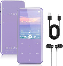 Lettore MP3 Bluetooth 5.3, Lettore Musicale Da 64 GB in Metallo, Schermo Da 2,4"