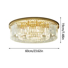 Lampadario LED cristallo