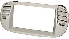 Ricambio Mascherina autoradio 2 din Fiat 500 colore bianco avorio