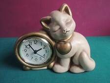 *L68*- OROLOGIO THUN - GATTO TAVOLO REGALO GATTINO PILA QUARZO SCATOLA BOX 