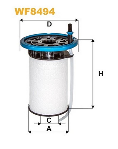 Wf8494 filtro carburante - wf8494,