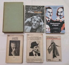 Lotto 6 Libri Eduardo de Filippo,Einaudi,I Capolavori,Poesie,Cantata Giorni Pari
