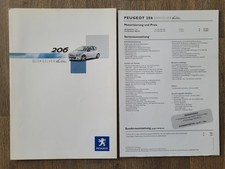Peugeot 206 Quicksilver depliant + listino prezzi/brochure/folleto/opuscolo/broszura