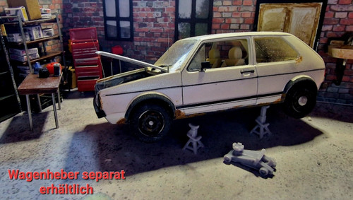Diorama attrezzi e - diorama, 1/24