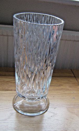Vaso vetro con - vaso, towle